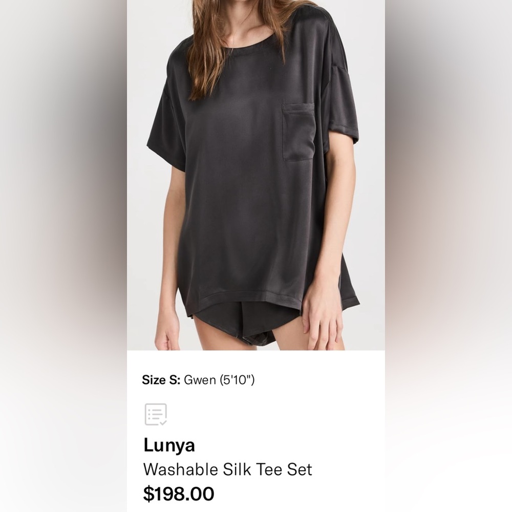 Lunya washable silk pajama set